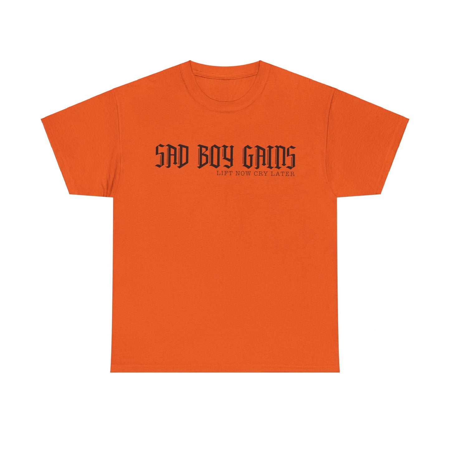 Sad boy gains Unisex Heavy Cotton Tee
