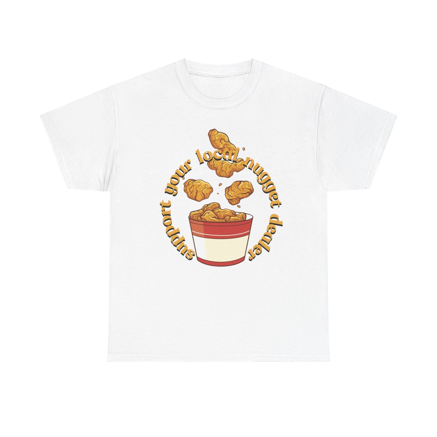 Support the nugget Unisex Heavy Cotton Tee
