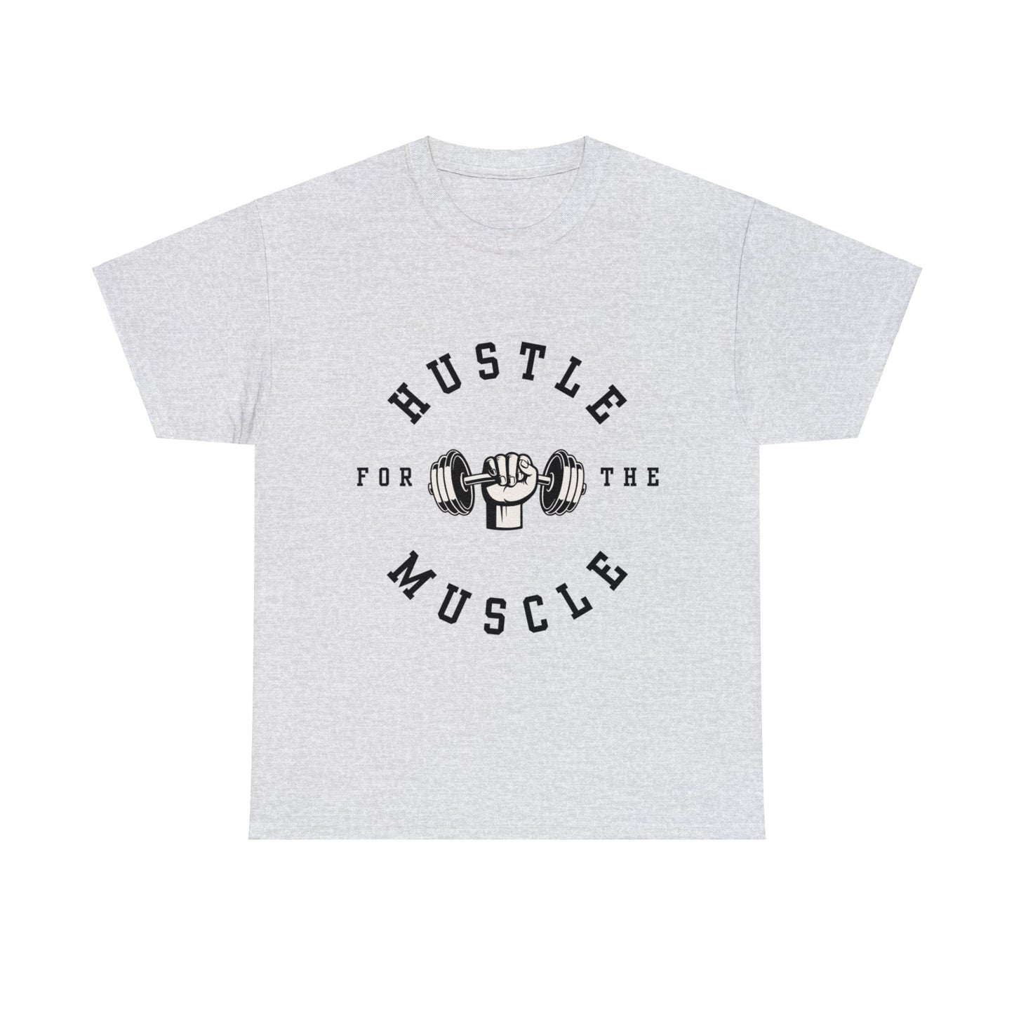 Unisex Hustle The Muscle Heavy Cotton Tee