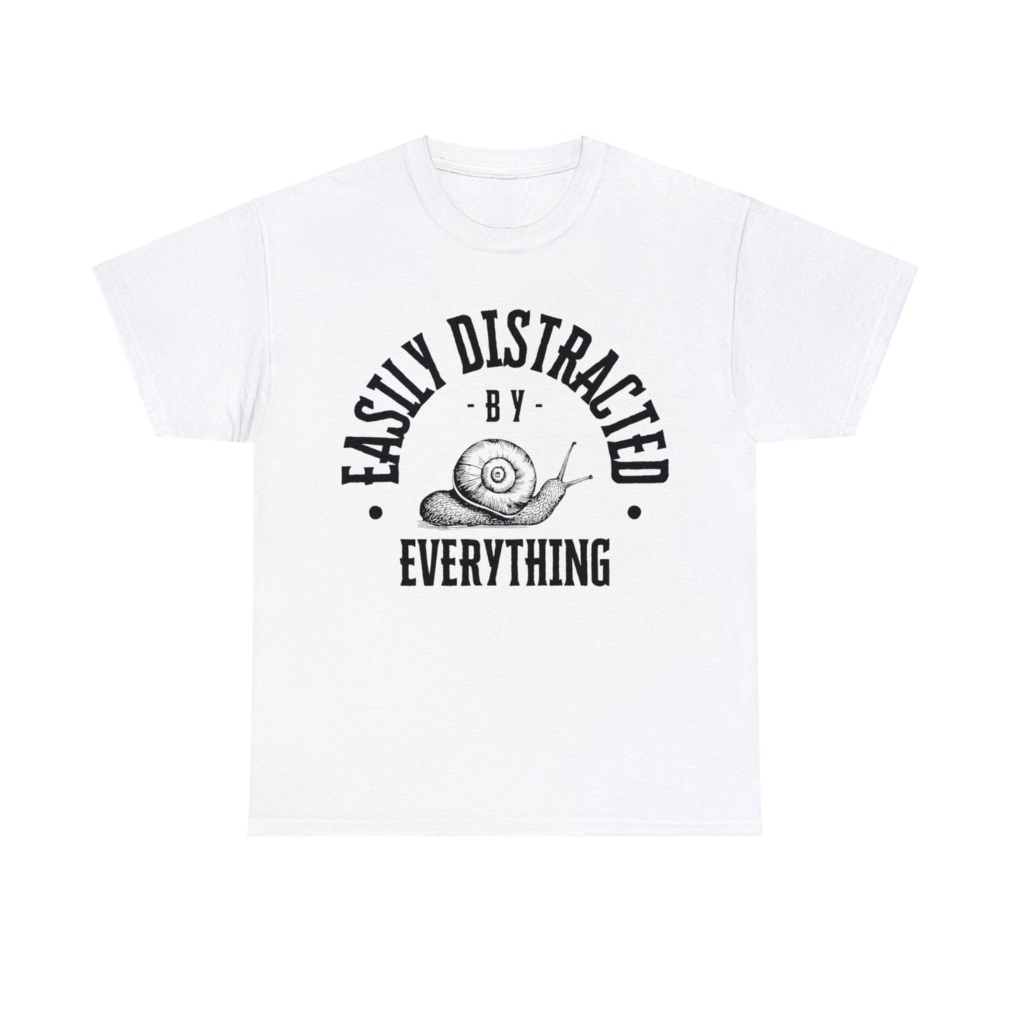 Unisex Easily Distracted Heavy Cotton Tee