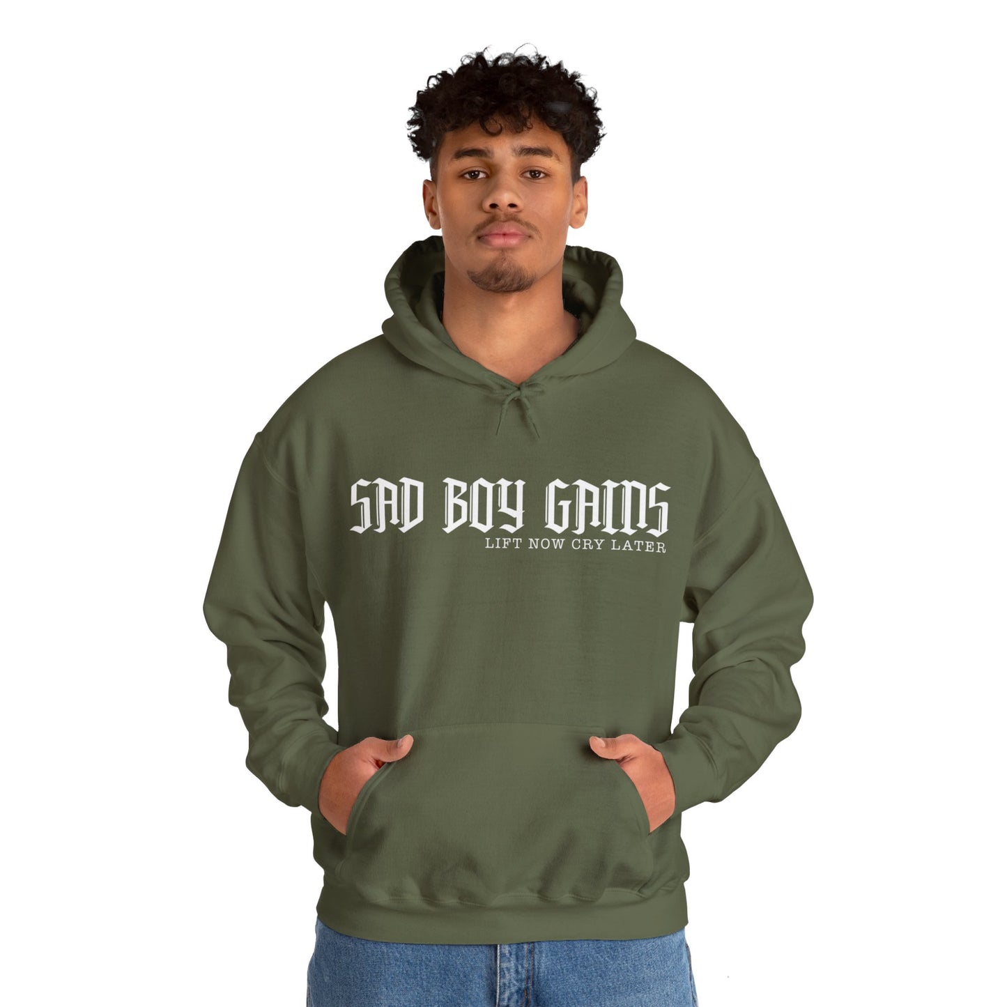 Sad boy gains Unisex Heavy Blend™ Hooded Sweatshirt