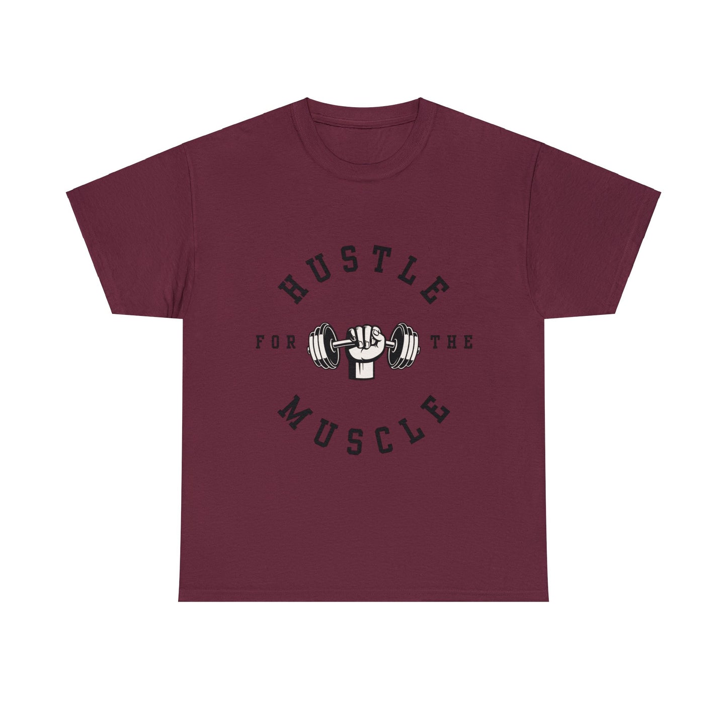 Unisex Hustle The Muscle Heavy Cotton Tee