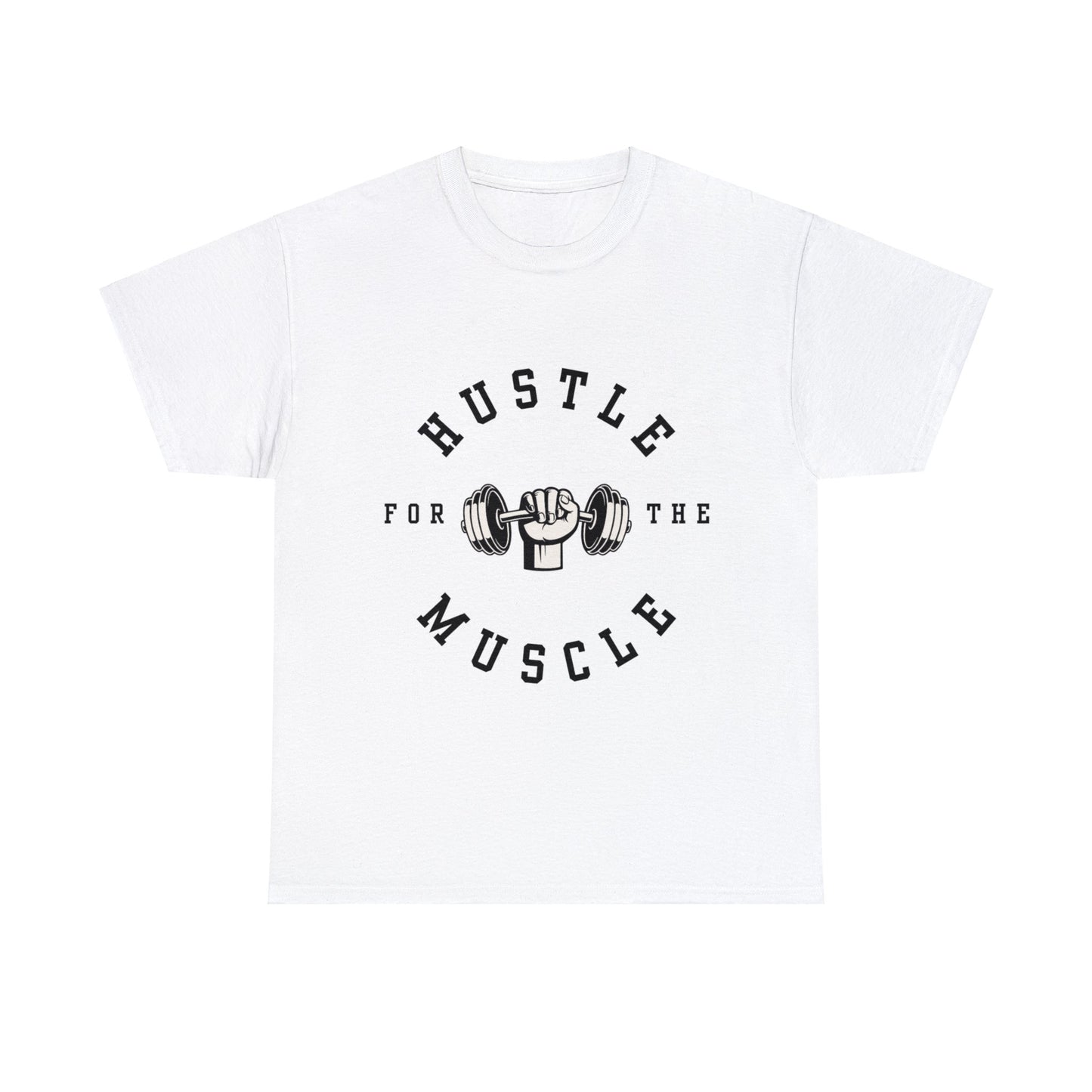Unisex Hustle The Muscle Heavy Cotton Tee