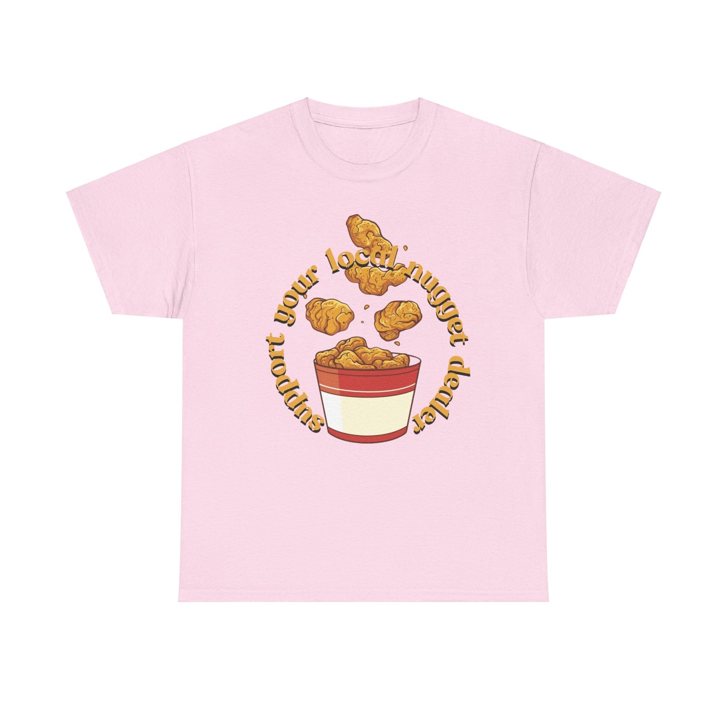 Support the nugget Unisex Heavy Cotton Tee