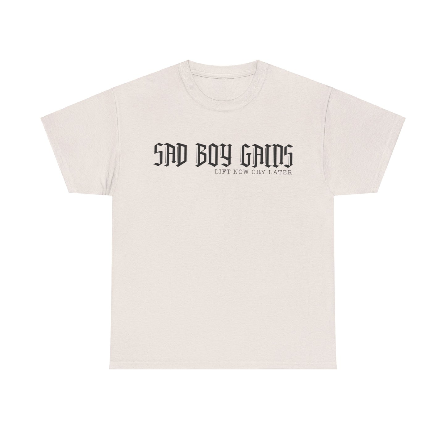 Sad boy gains Unisex Heavy Cotton Tee