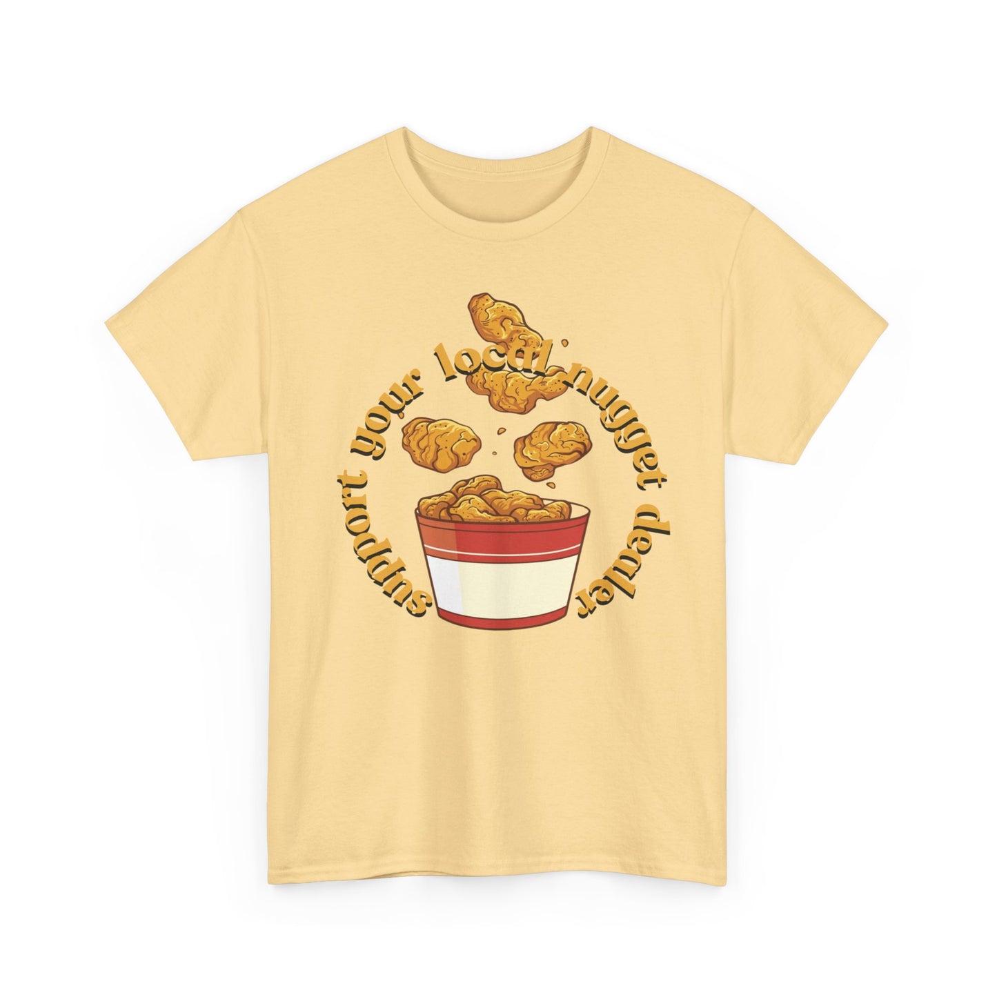 Support the nugget Unisex Heavy Cotton Tee