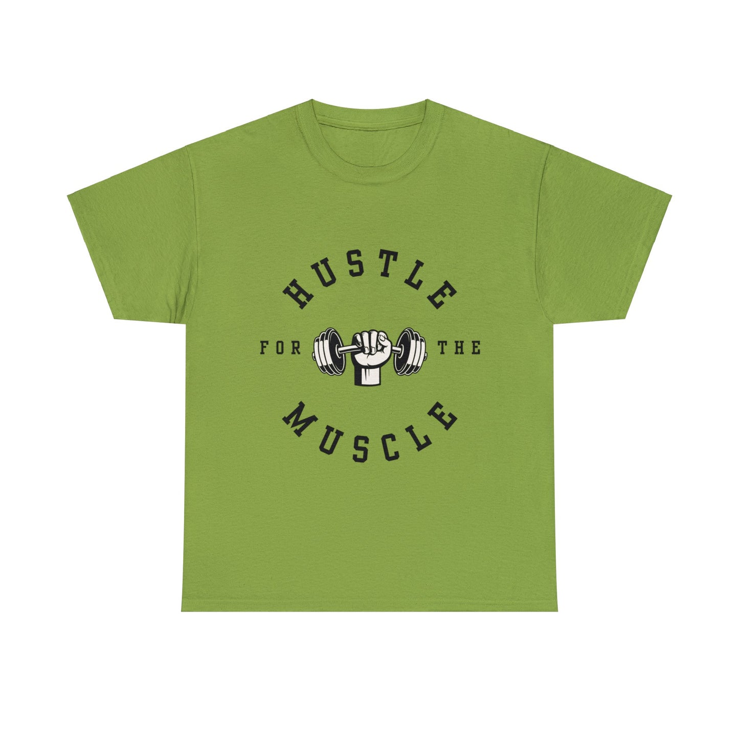 Unisex Hustle The Muscle Heavy Cotton Tee