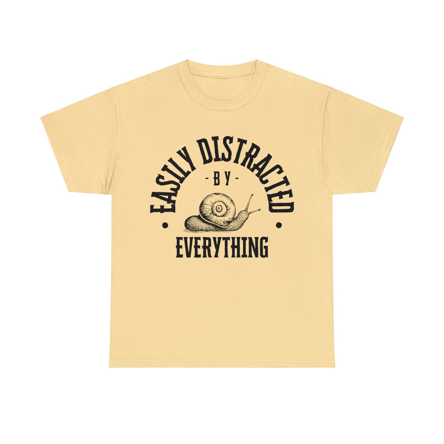 Unisex Easily Distracted Heavy Cotton Tee