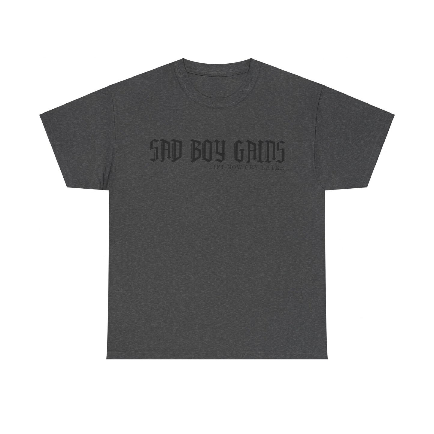 Sad boy gains Unisex Heavy Cotton Tee