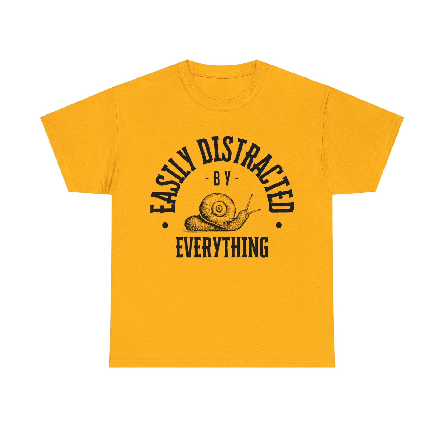 Unisex Easily Distracted Heavy Cotton Tee
