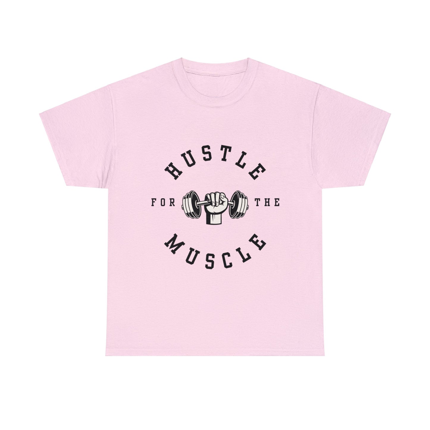 Unisex Hustle The Muscle Heavy Cotton Tee
