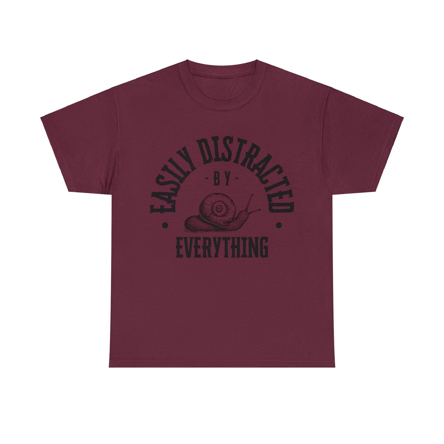 Unisex Easily Distracted Heavy Cotton Tee