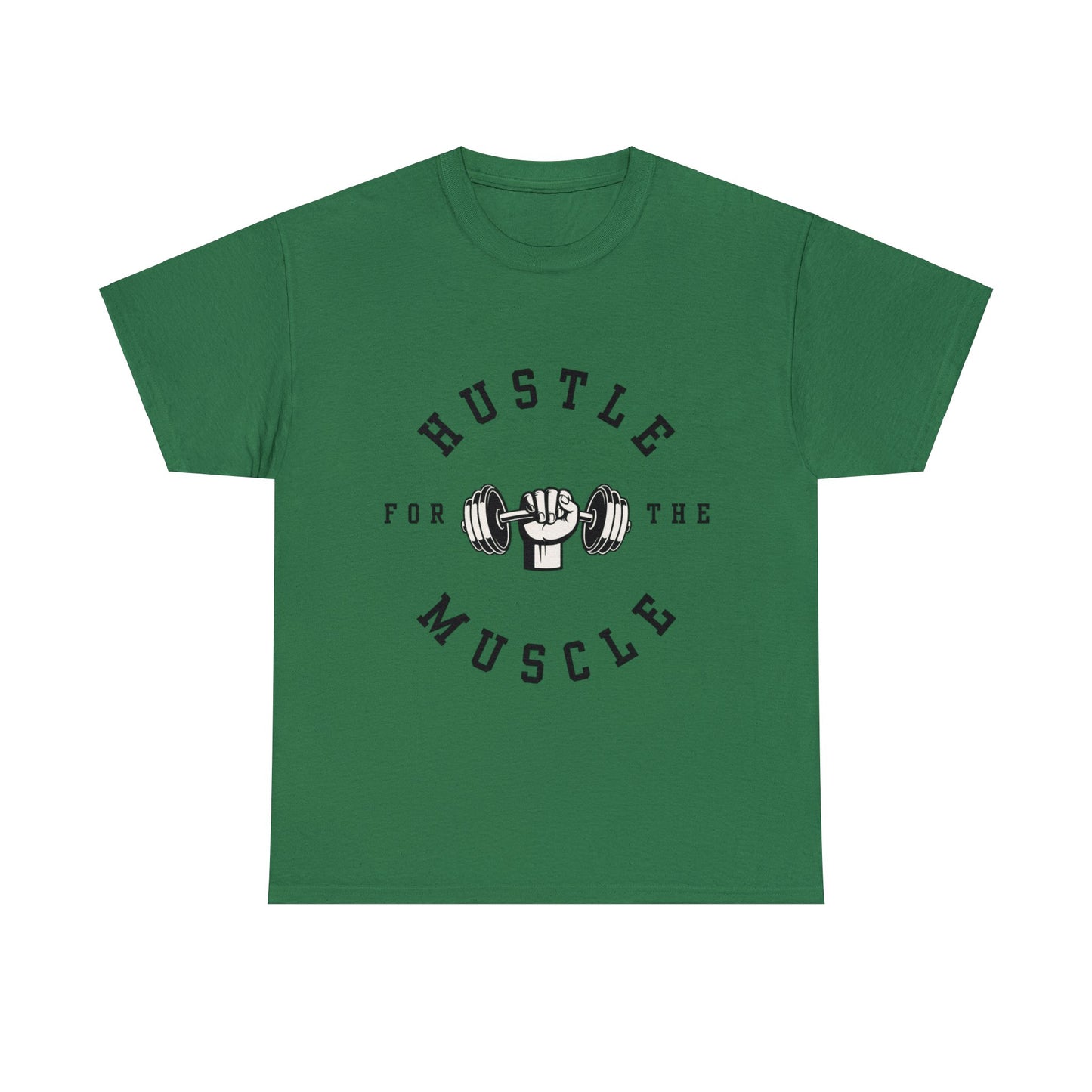 Unisex Hustle The Muscle Heavy Cotton Tee