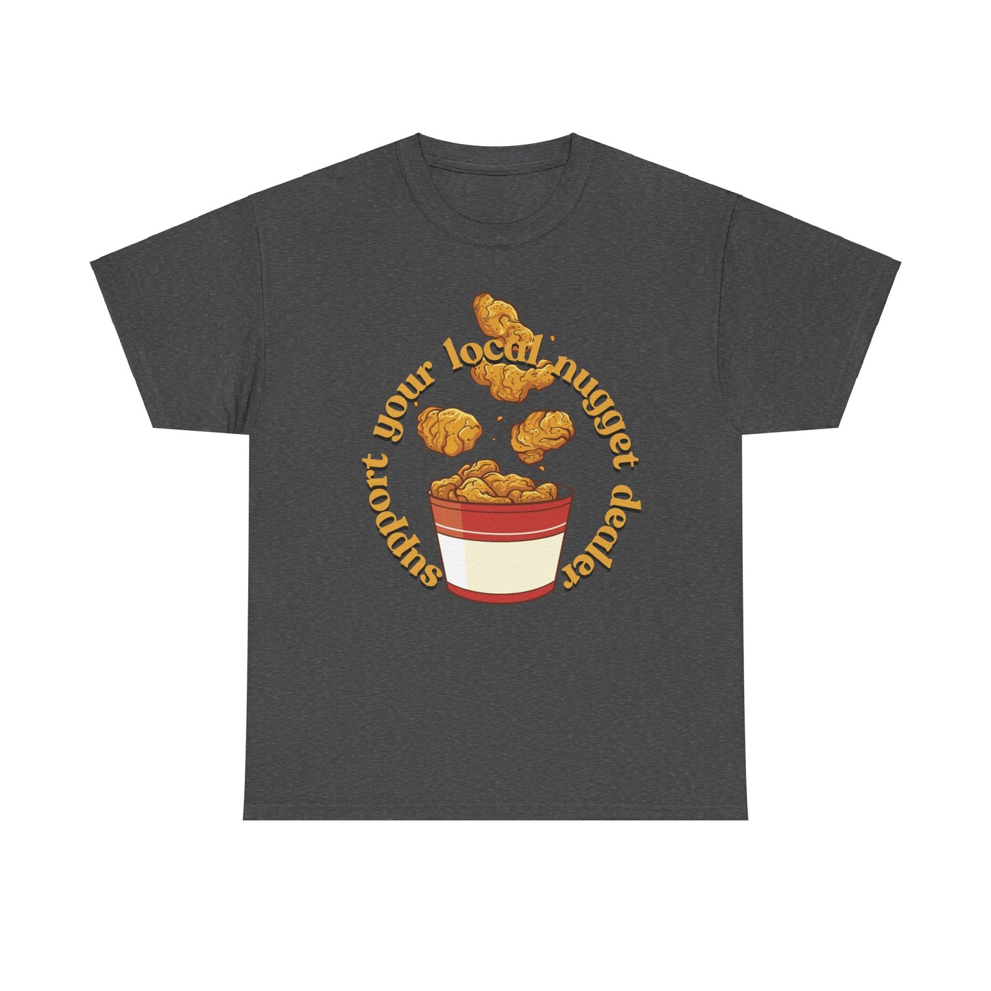 Support the nugget Unisex Heavy Cotton Tee