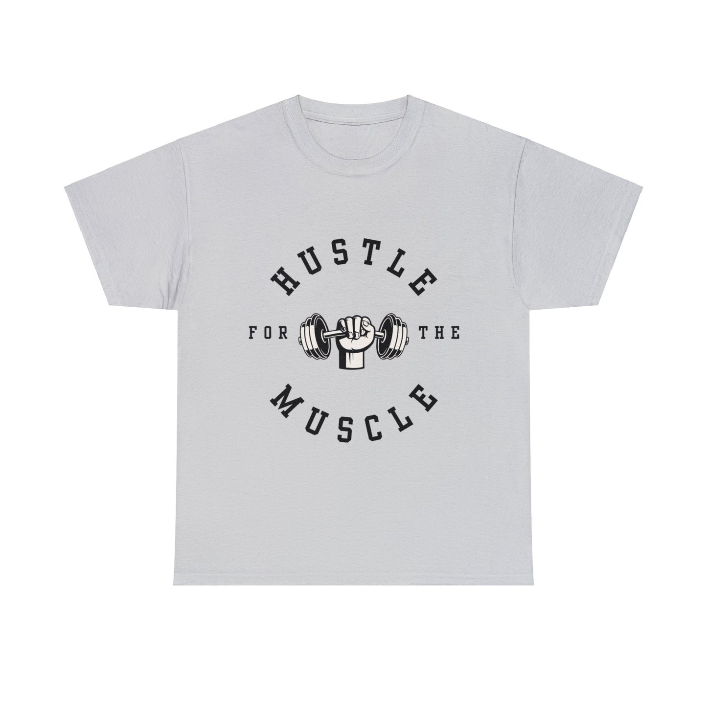 Unisex Hustle The Muscle Heavy Cotton Tee