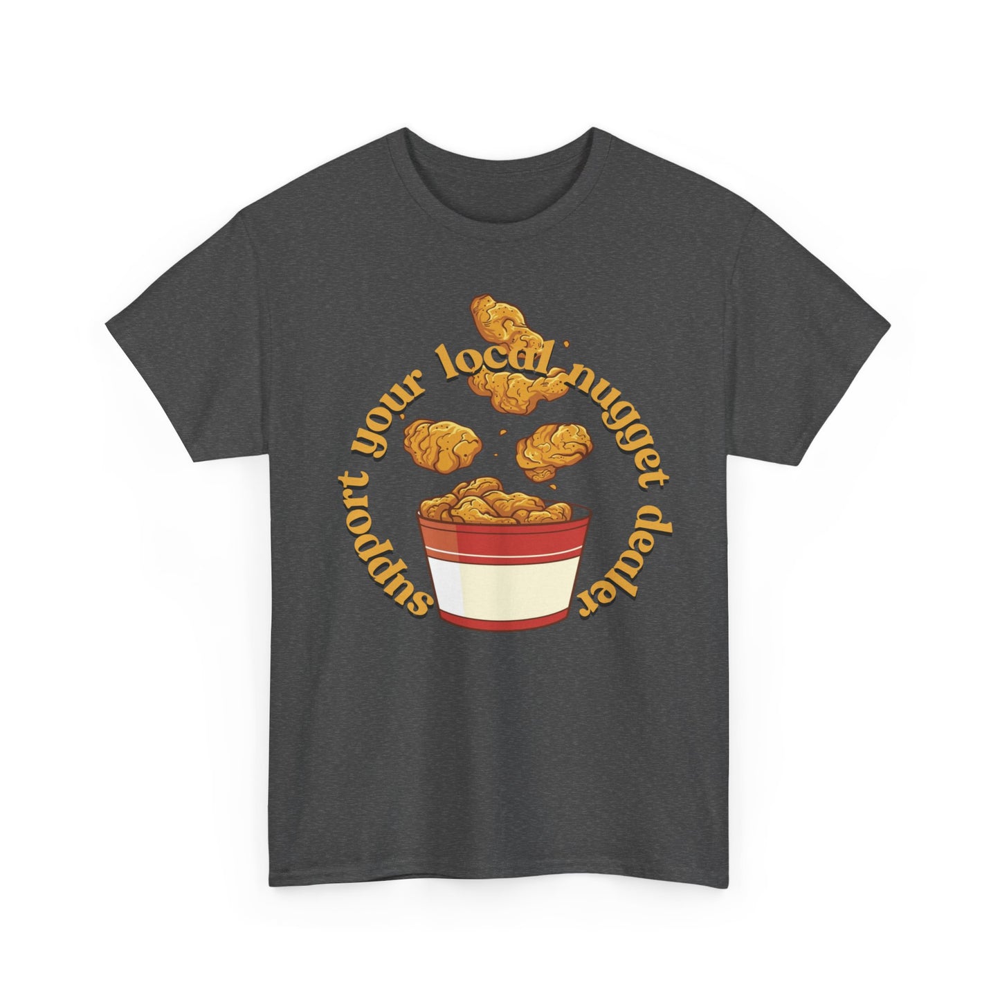 Support the nugget Unisex Heavy Cotton Tee