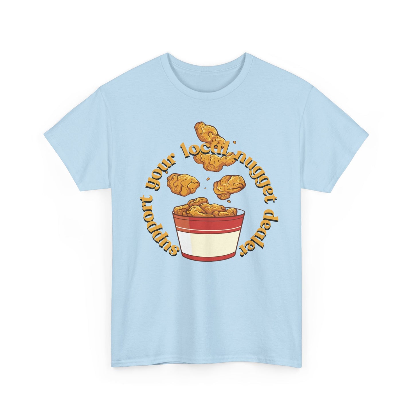 Support the nugget Unisex Heavy Cotton Tee