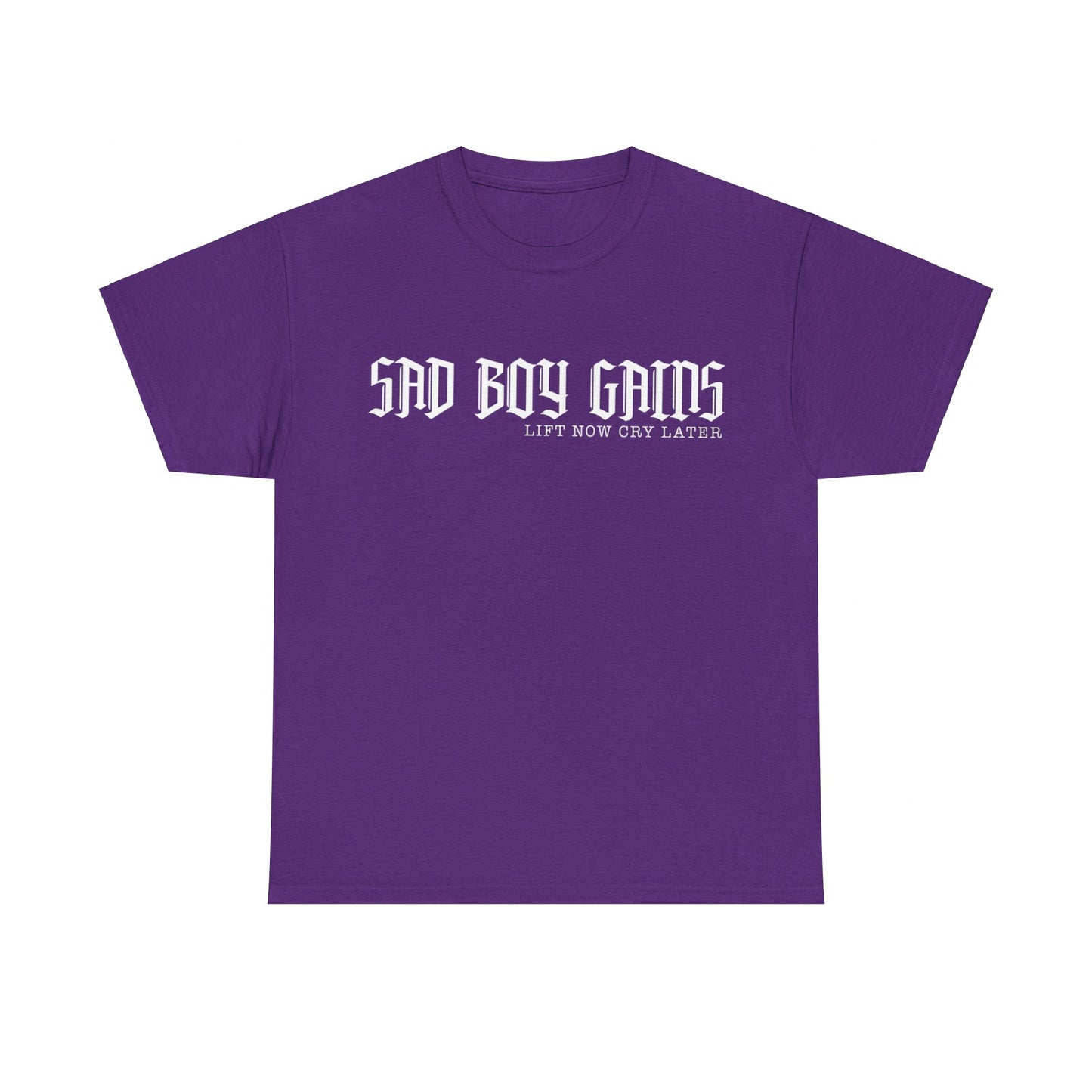 Sad boy gains Unisex Heavy Cotton Tee