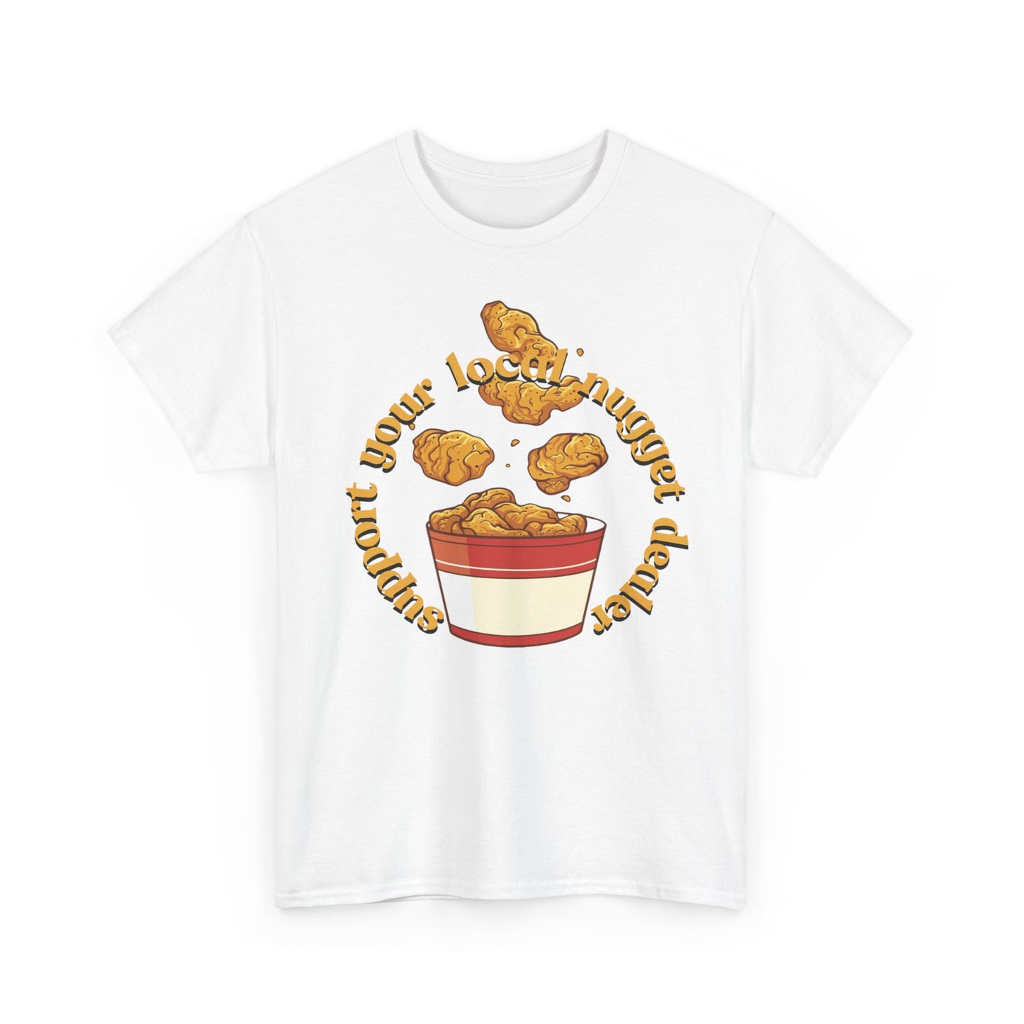 Support the nugget Unisex Heavy Cotton Tee