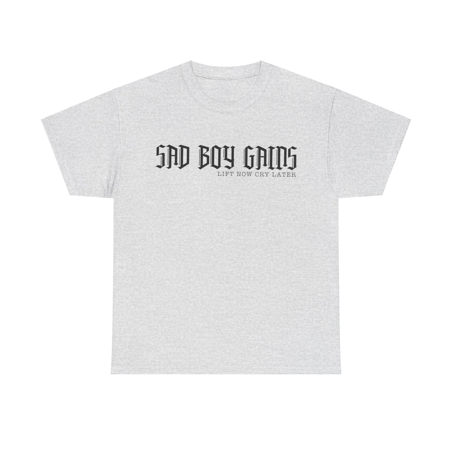 Sad boy gains Unisex Heavy Cotton Tee