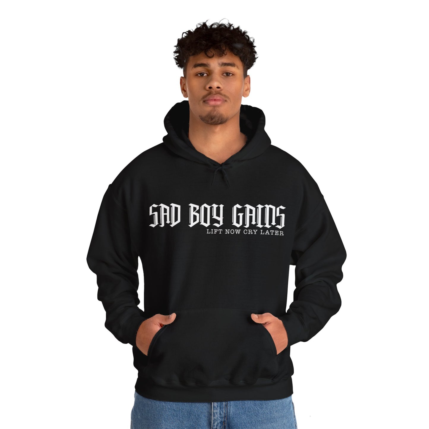 Sad boy gains Unisex Heavy Blend™ Hooded Sweatshirt