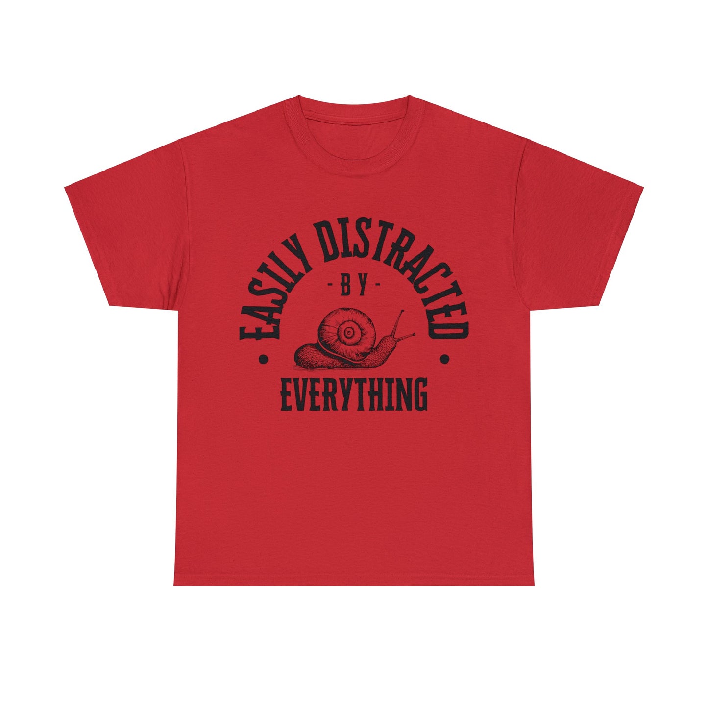 Unisex Easily Distracted Heavy Cotton Tee