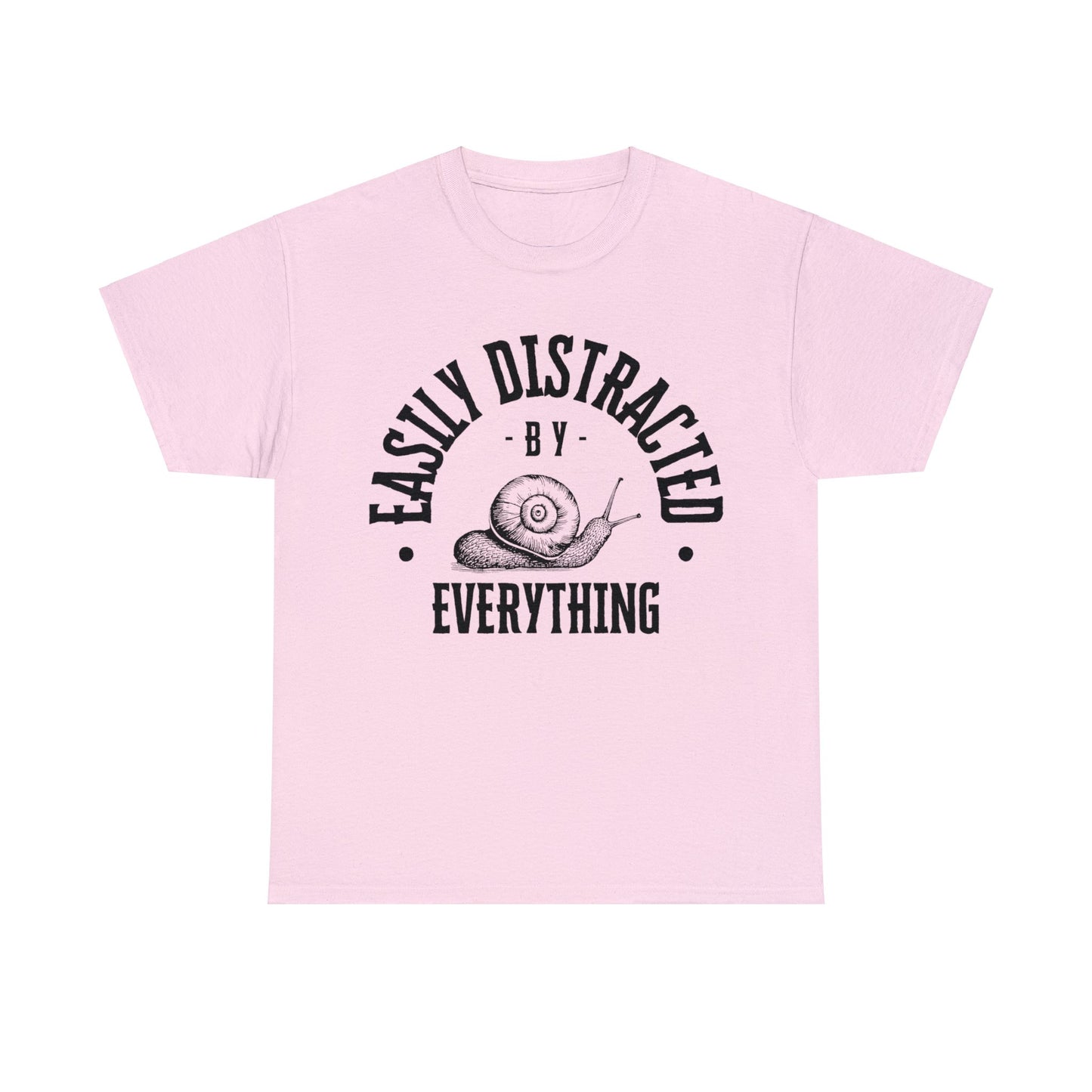 Unisex Easily Distracted Heavy Cotton Tee