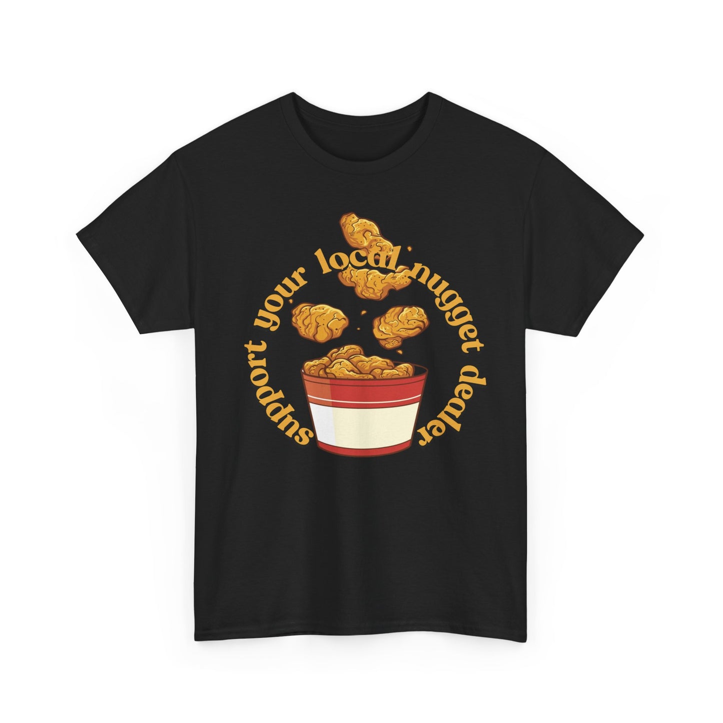 Support the nugget Unisex Heavy Cotton Tee
