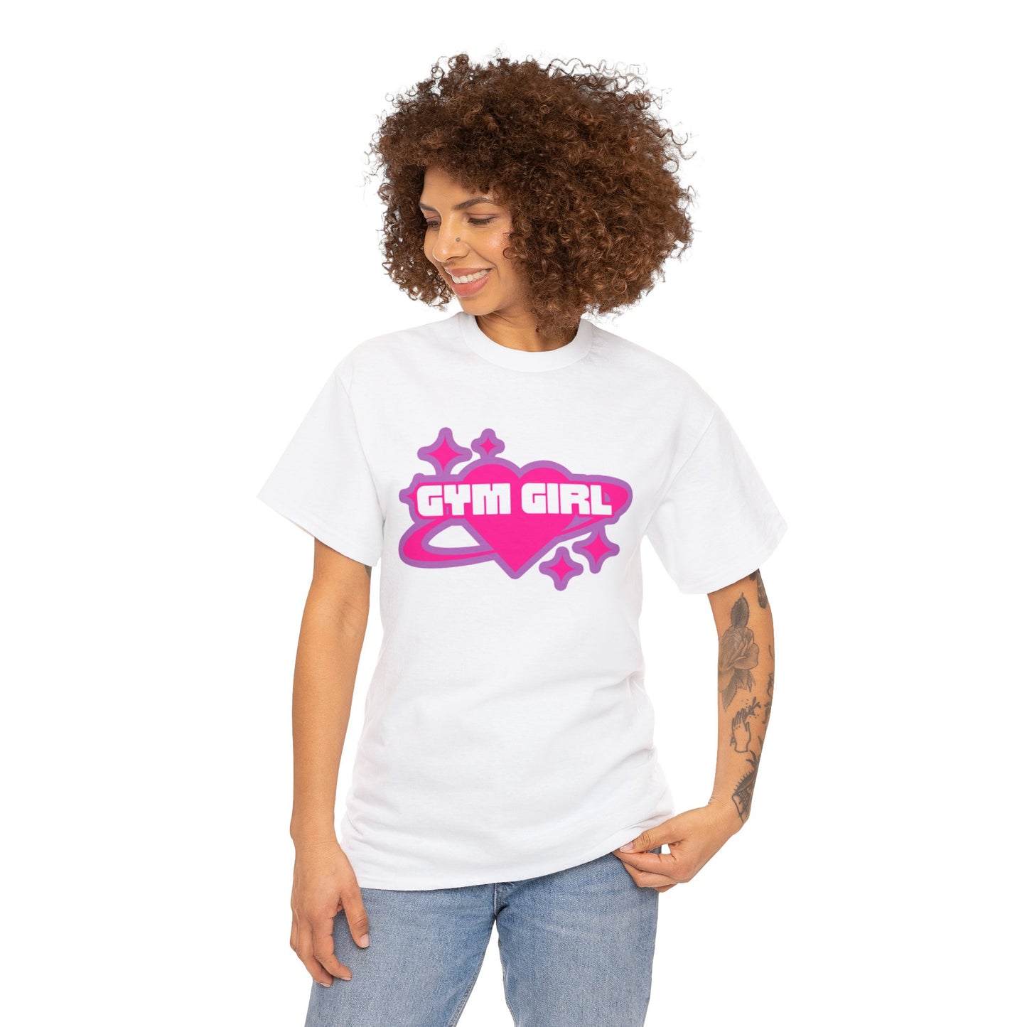 Unisex Gym Girl Heavy Cotton Tee
