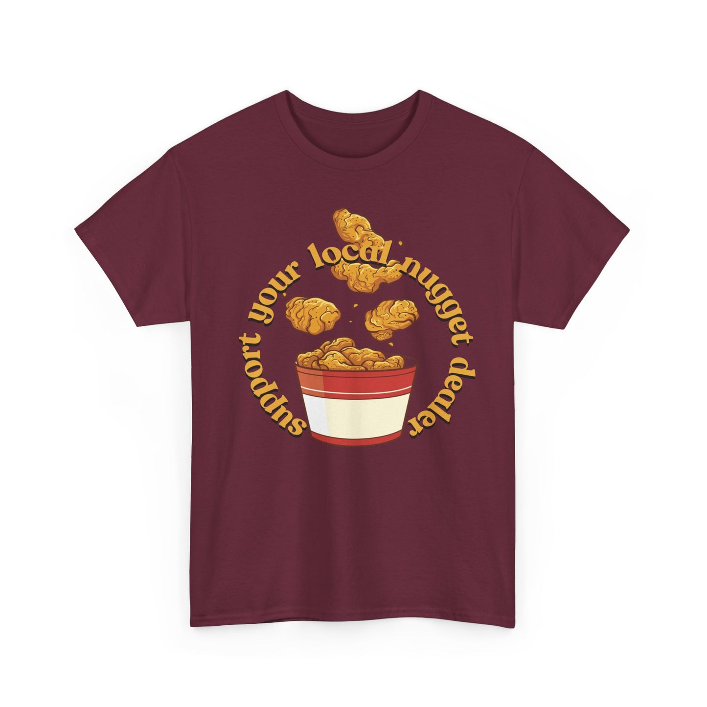 Support the nugget Unisex Heavy Cotton Tee
