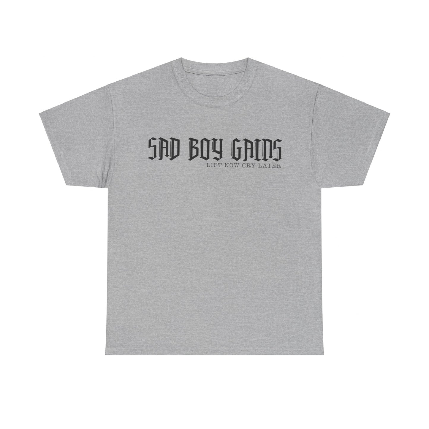 Sad boy gains Unisex Heavy Cotton Tee
