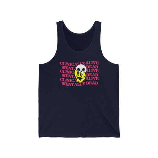 Clinically alive Unisex Jersey Tank