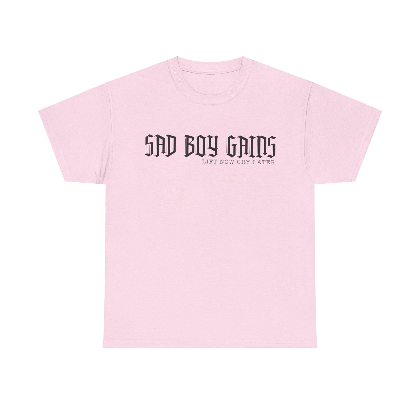 Sad boy gains Unisex Heavy Cotton Tee