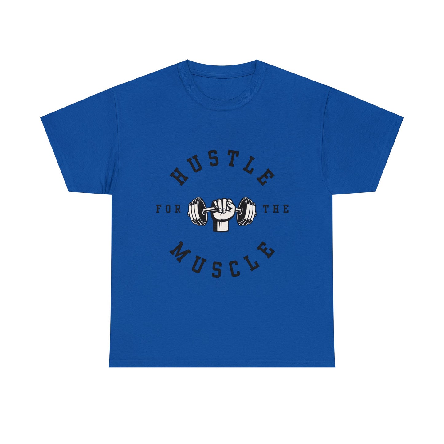 Unisex Hustle The Muscle Heavy Cotton Tee