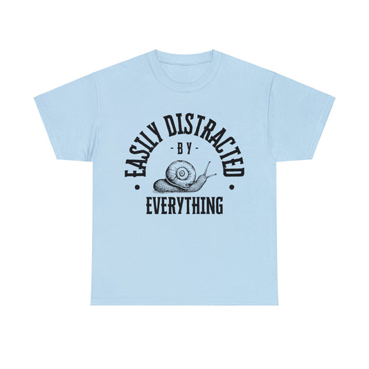 Unisex Easily Distracted Heavy Cotton Tee