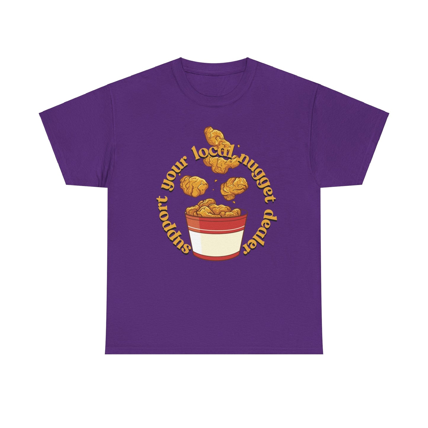 Support the nugget Unisex Heavy Cotton Tee