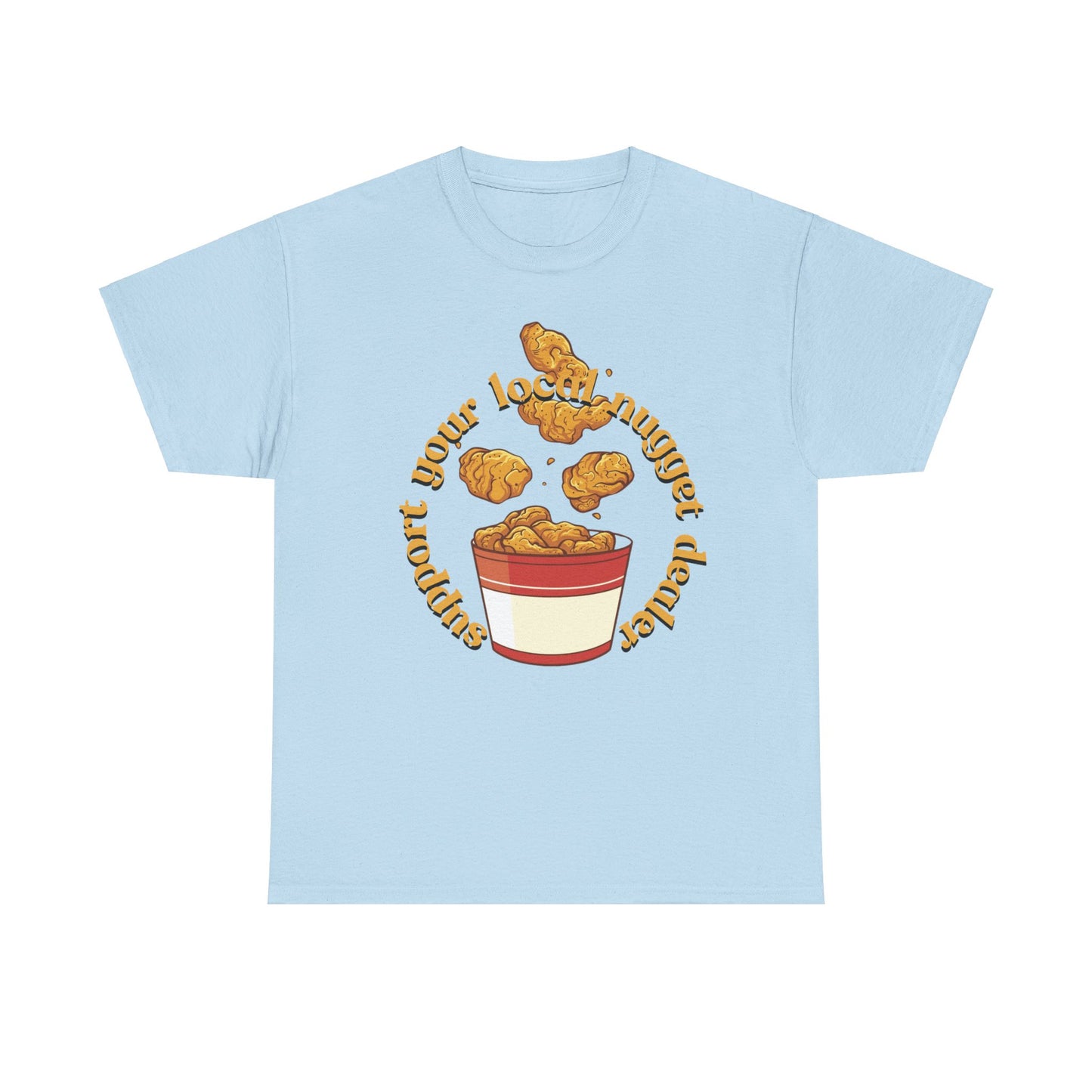 Support the nugget Unisex Heavy Cotton Tee
