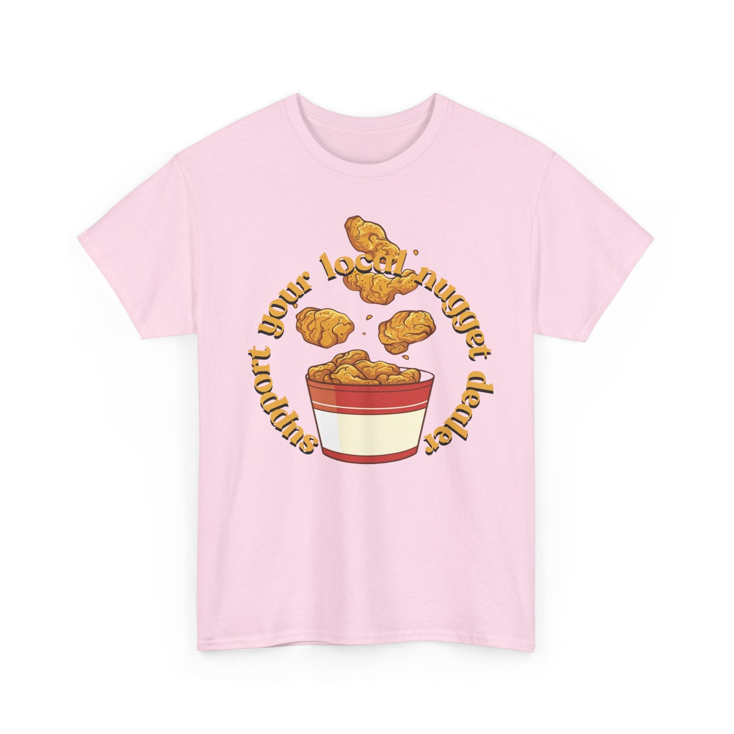 Support the nugget Unisex Heavy Cotton Tee